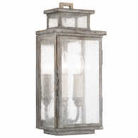 887181ST Fine Art Lamps 2 Light Wiltshire 17.25" Outdoor Wall Mount with Gray Finish