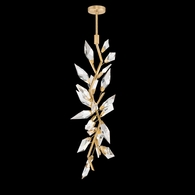 901640-2 Fine Art Lighting Foret 19"W Linear Pendant with Gold Finish
