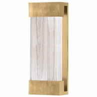 810950-43ST Fine Art Lamps 2 Light Crystal Bakehouse 18" Sconce with Silver Finish