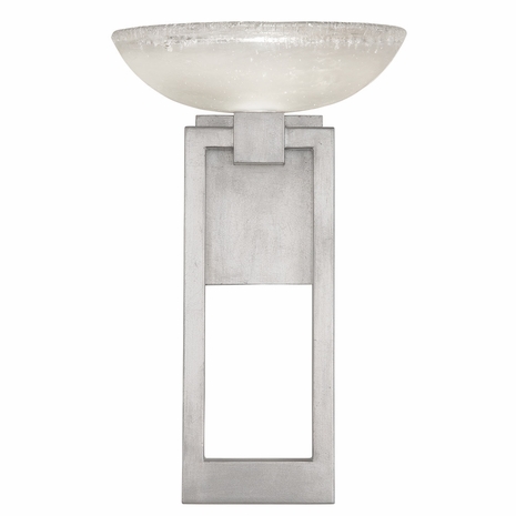 896150-1ST Fine Art Lamps 1 Light Delphi 16.5" Sconce with Silver Finish