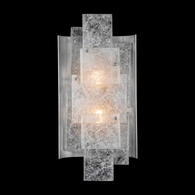 910850-1 Fine Art Lighting Lunea 18"H Sconce with Silver Finish