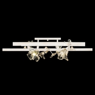 919640-3 Fine Art Lighting Azu 35"W Flush Mount with White Gesso Finish