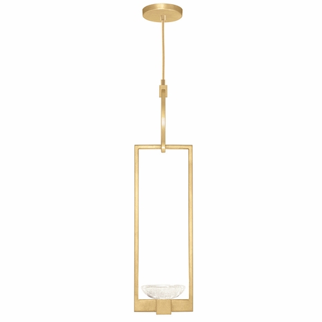 892840-2 Fine Art Lighting Delphi 7"W Round Drop Light with Gold Finish