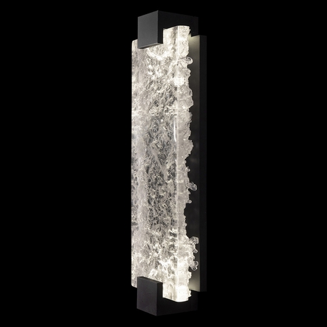 896750-11ST Fine Art Lighting Terra 21.75"H Sconce with Black/Clear Glass Finish