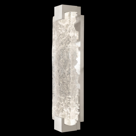 896750-21 Fine Art Lighting Terra 21.75"H Sconce with Silver/Clear Glass Finish