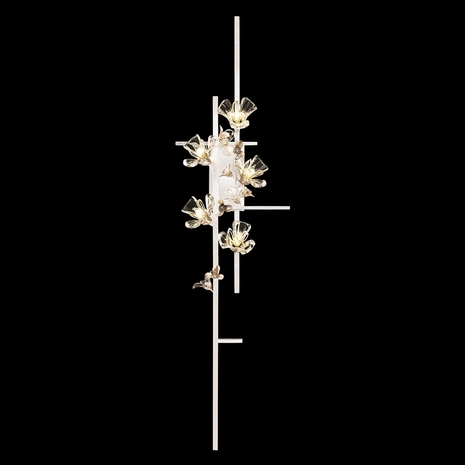 918950-3 Fine Art Lighting Azu 64"H RSF Sconce with White Gesso Finish