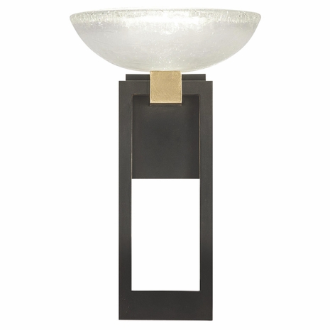 896150-3ST Fine Art Lamps 1 Light Delphi 16.5" Sconce with Black Finish