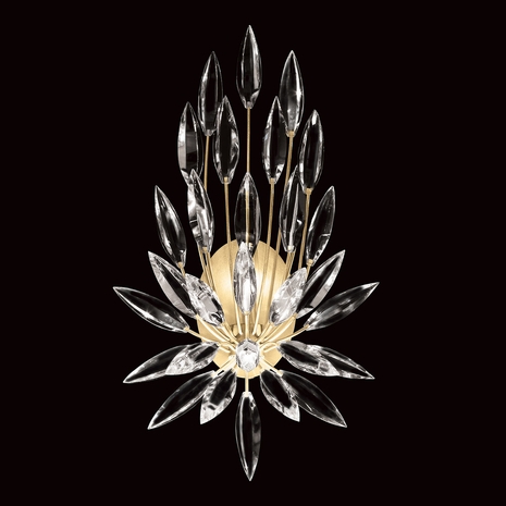 881850-1 Fine Art Lighting Lily Buds 22"H Sconce with Gold Finish