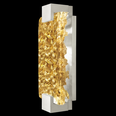 896650-22 Fine Art Lighting Terra 15.75"H Sconce with Silver/Gold Leaf Glass Finish