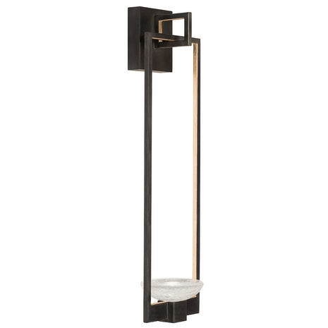 893350-3 Fine Art Lighting Delphi 26.75"H Sconce with Black/Gold Finish