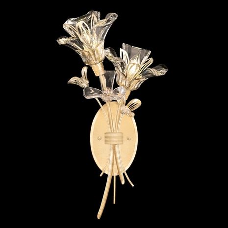 915450-2ST Fine Art Lighting Azu 19.5"H LSF Sconce with Gold Leaf Finish