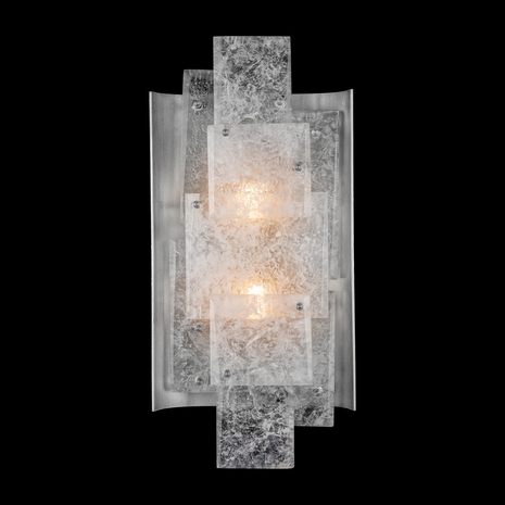 910850-1 Fine Art Lighting Lunea 18"H Sconce with Silver Finish