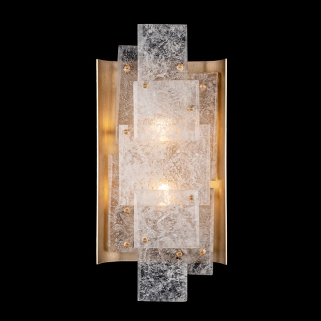 910850-2 Fine Art Lighting Lunea 18"H Sconce with Gold Finish