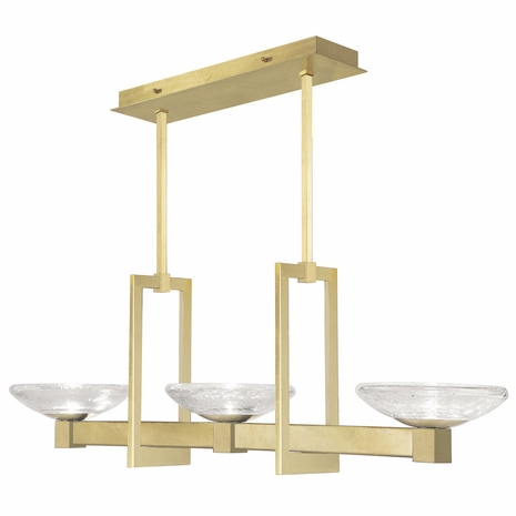 897040-2 Fine Art Lighting Delphi 48"W Linear Pendant with Gold Finish