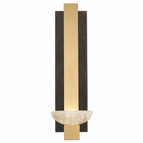 896350-3 Fine Art Lighting Delphi 18.5"H Sconce with Black/Gold Finish