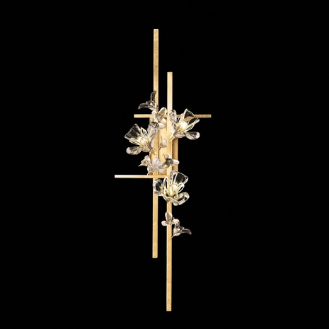 919250-2 Fine Art Lighting Azu 44"H LSF Sconce with Gold Leaf Finish