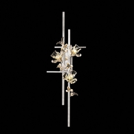 919250-1 Fine Art Lighting Azu 44"H LSF Sconce with Silver Leaf Finish
