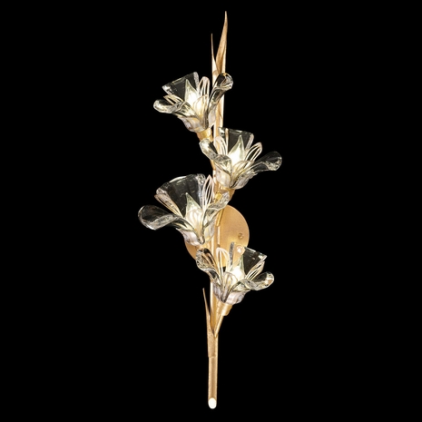 915650-2 Fine Art Lighting Azu 29"H Sconce with Gold Leaf Finish