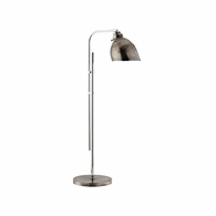 65215 Larry Laslo 58in. Metal Roxy Floor Lamp with Copper/Polished Nickel Finish