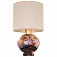 899910-72ST Fine Art Lamps 1 Light SoBe 20" Table Lamp with Gold Finish