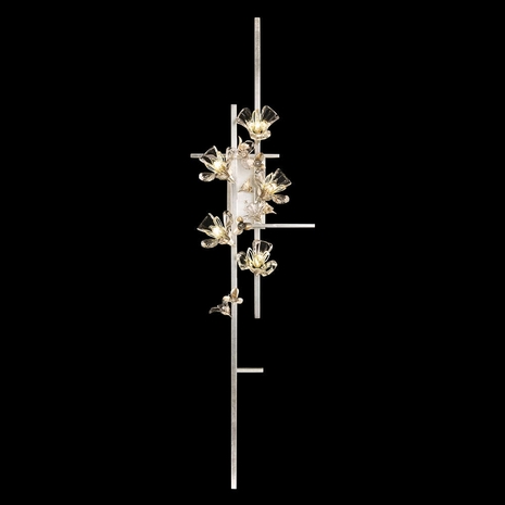 918950-1ST Fine Art Lamps Azu 64"H Sconce with Silver Finish