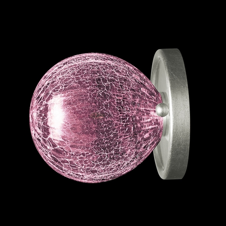 911650-1AMST Fine Art Lamps 1 Light Nest 4.75" Sconce with Silver Finish