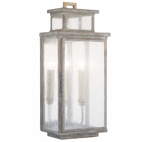 882081ST Fine Art Lamps 2 Light Wiltshire 23" Outdoor Wall Mount with Gray Finish