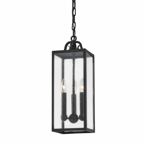 F2066-FOR Troy Forged Iron Caiden 3 Light Exterior Lantern