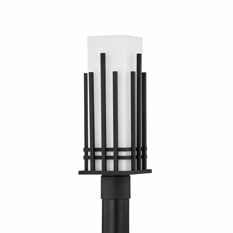 P5422-TBK Troy Textured Black San Mateo 1 Light Exterior Post