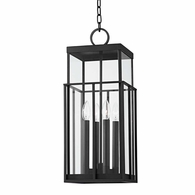 F6480-TBK Troy Lighting Longport 4Lt Exterior Lantern with Textured Black Finish