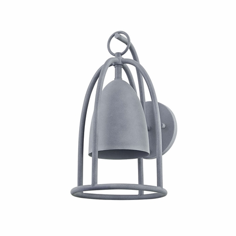B1101-WZN Troy Lighting Wisteria 1Lt Exterior Wall Sconce with Weathered Zinc Finish