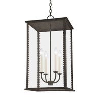 F6715-FRN Troy Lighting Zuma 4Lt Exterior Lantern with French Iron Finish