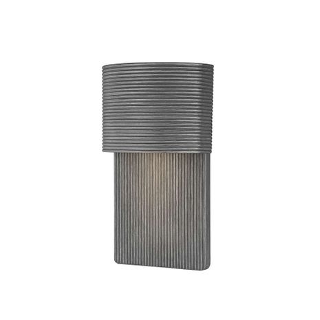 B1212-GRA Troy Lighting Tempe 1Lt Exterior Wall Sconce with Graphite Finish