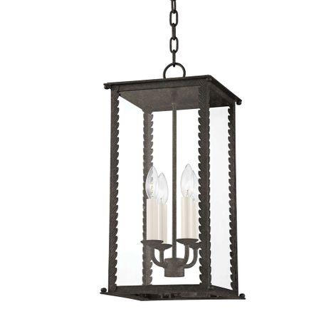 F6710-FRN Troy Lighting Zuma 4Lt Exterior Lantern with French Iron Finish
