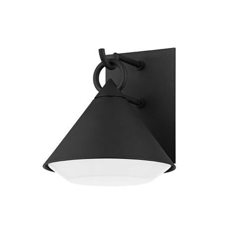 B9209-TBK Troy Lighting Catalina 1Lt Exterior Wall Sconce with Textured Black Finish