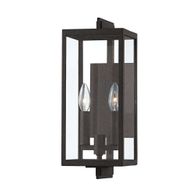 B5512-FRN Troy Lighting Nico 2Lt Exterior Wall Sconce with French Iron Finish
