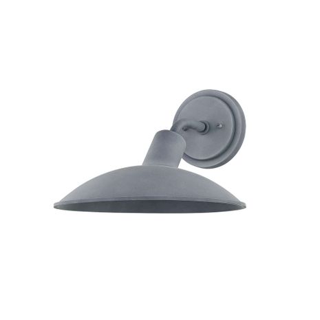B8812-WZN Troy Lighting Otis 1Lt Exterior Wall Sconce with Weathered Zinc Finish