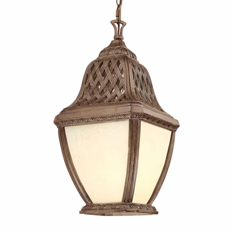 FF2087BI Troy Lighting Biscayne 1 Light Hanging Lantern F in Biscayne Finish