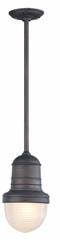 FF2277IB Troy Lighting Beaumont 1 Light Hanger Small in Industrial Bronze Finish