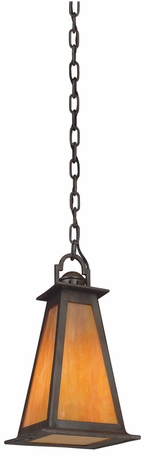 FF9886SBZ Troy Lighting Lucerne 1 Light Hanging Lantern Fl in Statuary Bronze Finish