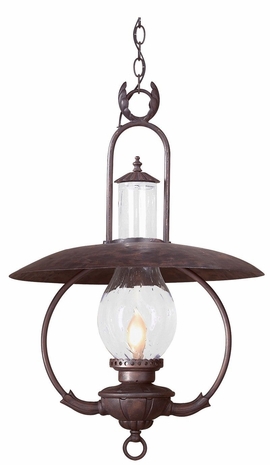 FFCD9014OBZ Troy Lighting La Grange 1 Light Hanging Lantern in Old Bronze Finish