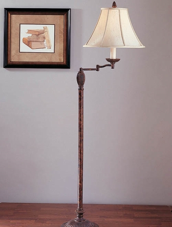 FL6099CI-DISC Murray Feiss Flat Iron Adustable Floor Lamp Clearance Item