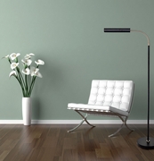 FN100-BLK/SN House of Troy Fusion Flex Task Floor Lamp Black/Satin Nickel