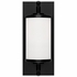 FOS-A8050-MK Crystorama Foster 1 Light LED Matte Black Sconce