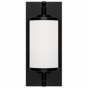 FOS-A8050-MK Crystorama Foster 1 Light LED Matte Black Sconce