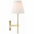 GAM-71001-AG Crystorama Gamma 1 Light Aged Brass Sconce