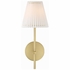 GAM-71001-AG Crystorama Gamma 1 Light Aged Brass Sconce