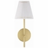 GAM-71001-AG Crystorama Gamma 1 Light Aged Brass Sconce
