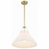 GAM-71003-AG Crystorama Gamma 1 Light Aged Brass Chandelier