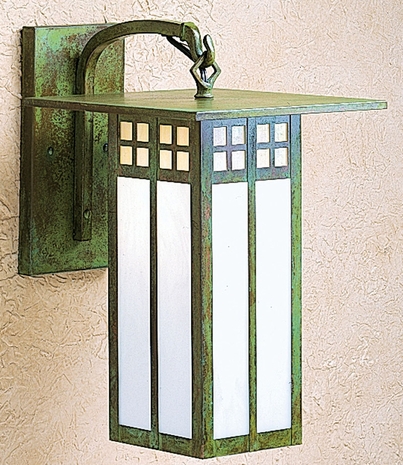 GB-9L-BZ-CR-R Arroyo Craftsman Nine-inch Glasgow Long-Body Wall Sconce Overstock